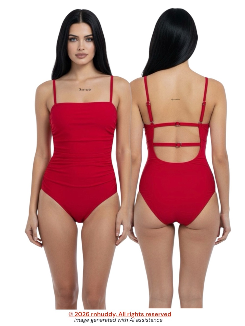 NWT Cupshe L red swimsuit